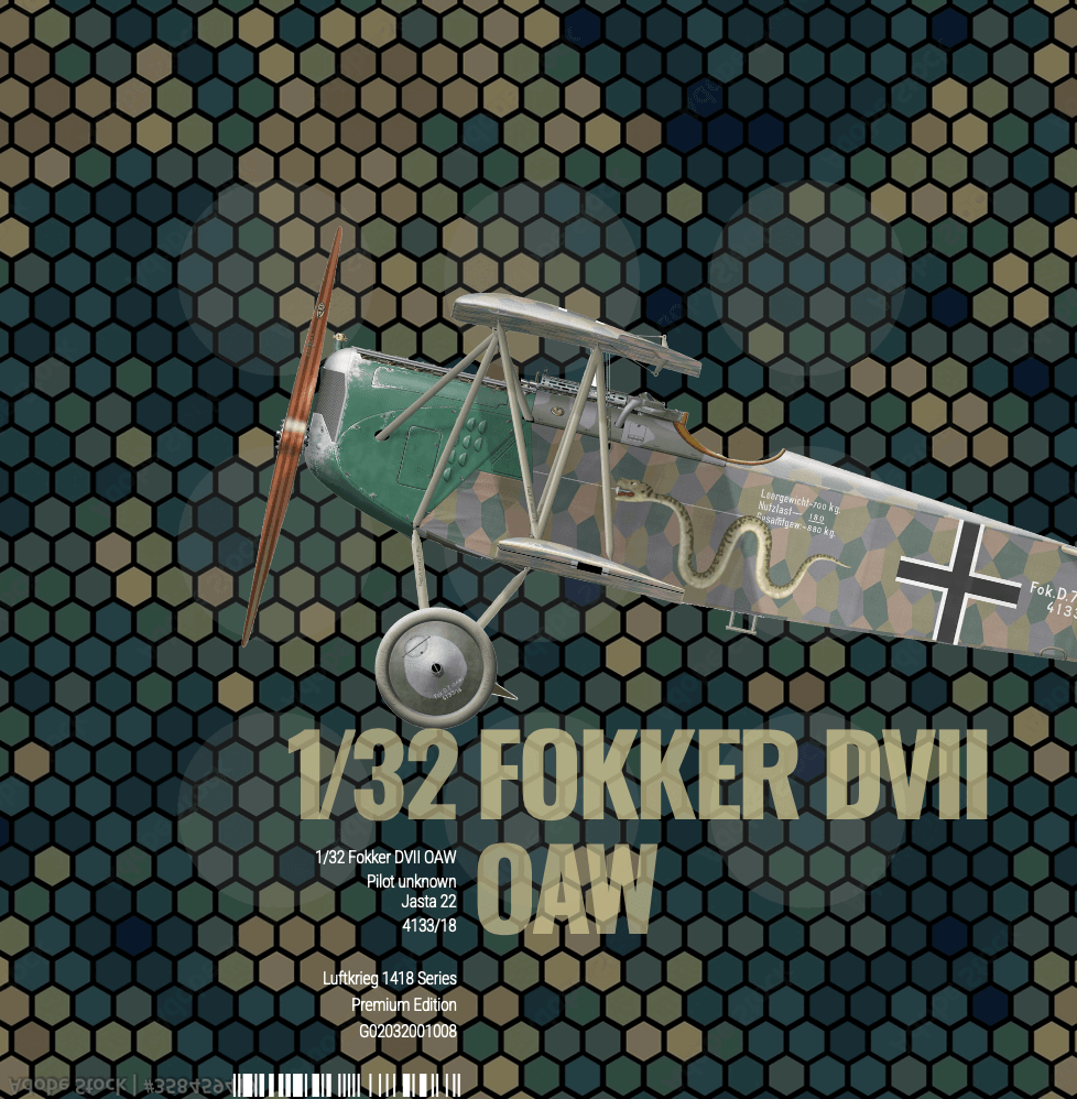 1/32 Fokker DVII OAW - 4133/18 - First Edition - Gothaforce