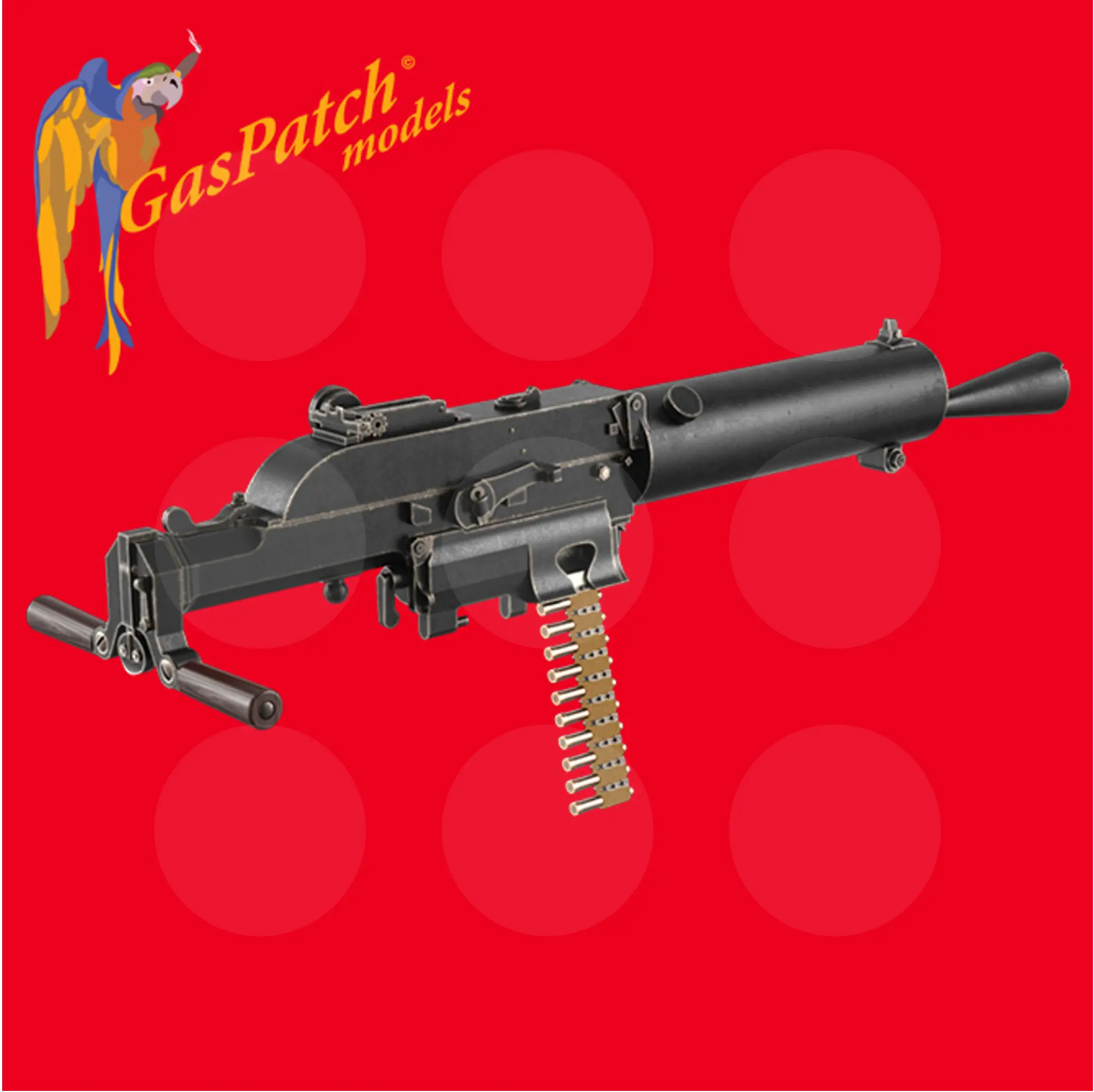 Gaspatch Models - Schwarzlose 07-12 Full  Jacked Machine Gun - 1/32 scale - 17-32111