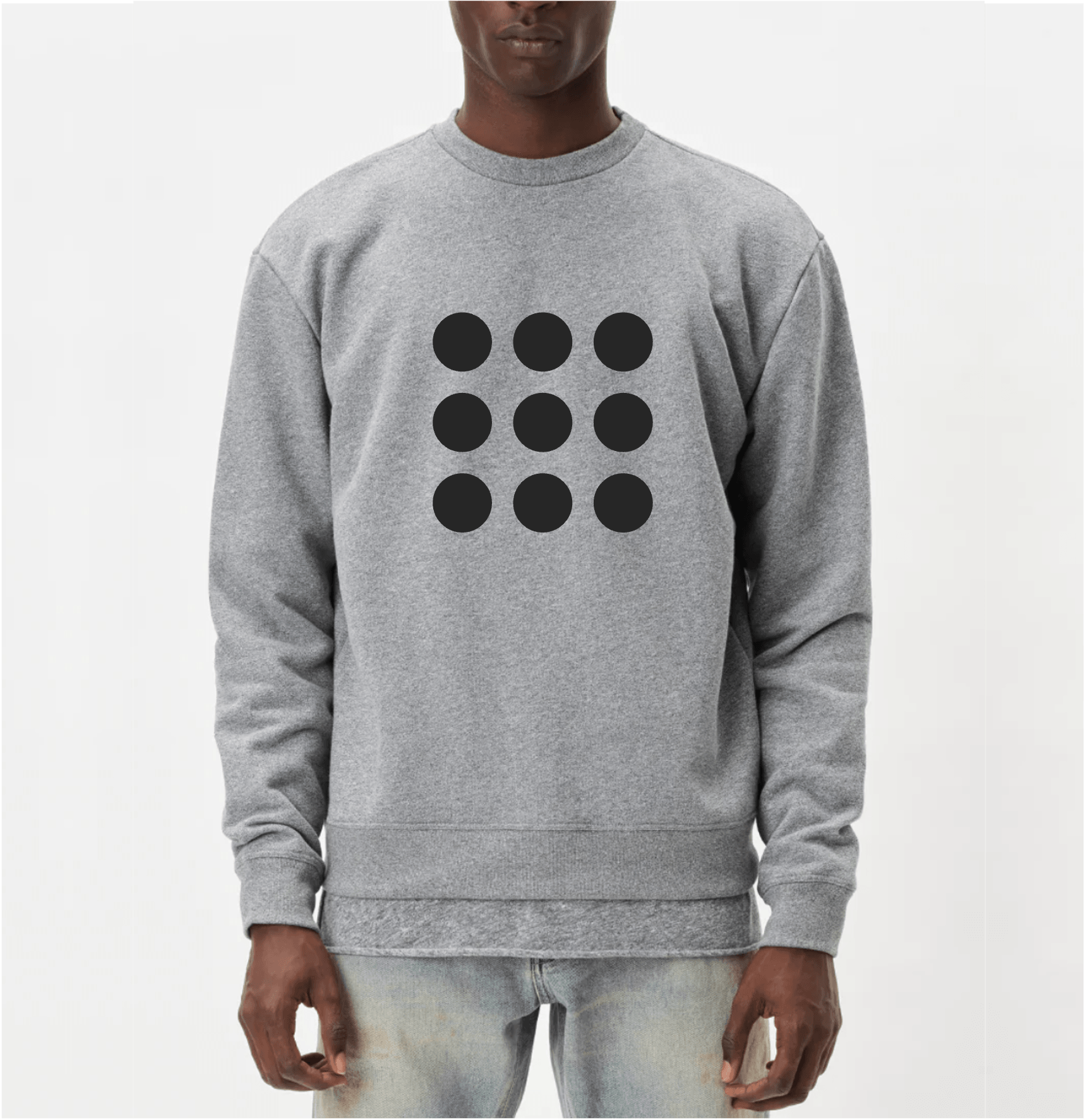 Men Sweater Grey Melange - Gothaforce