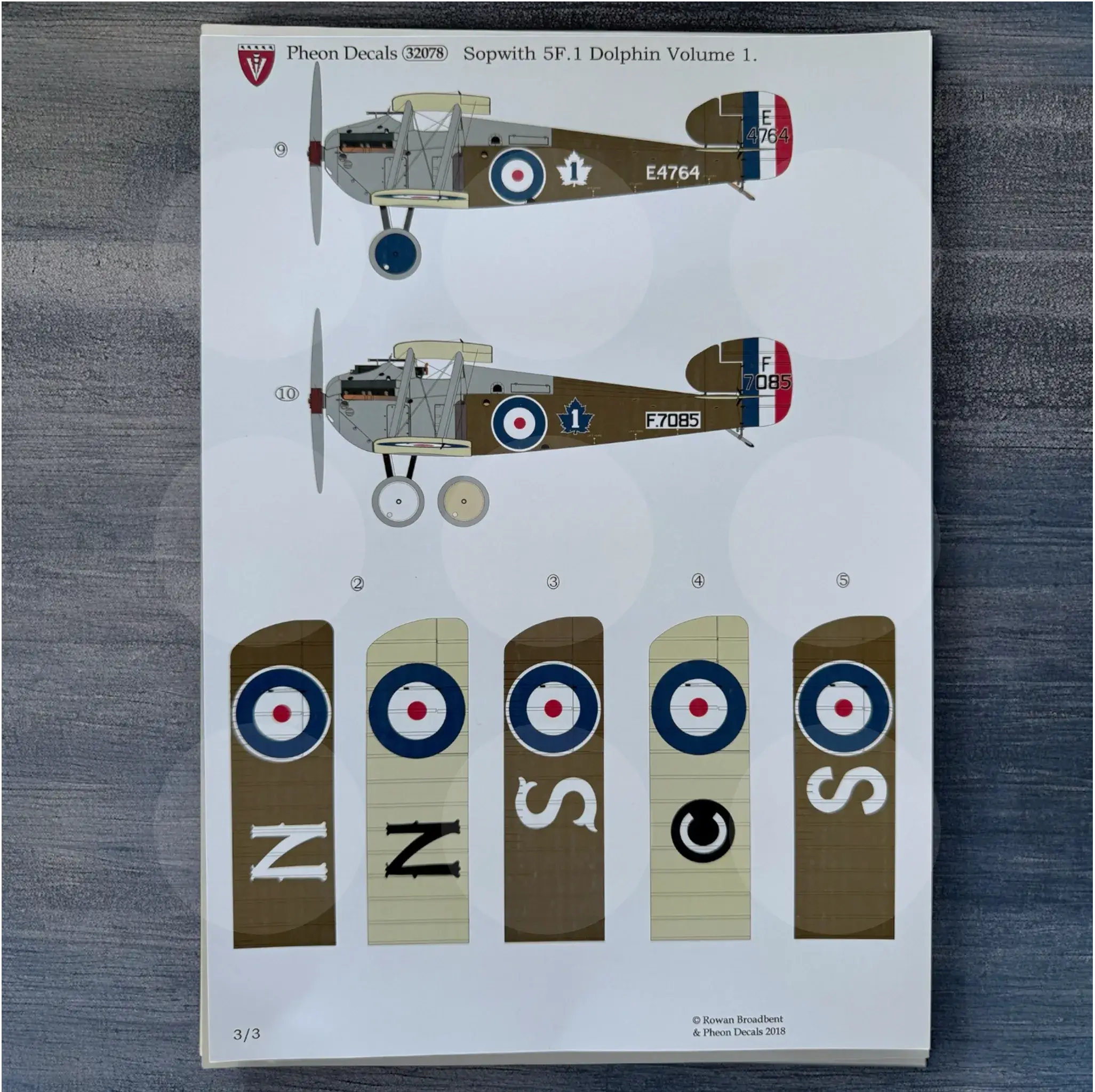 Pheon Decals - Sopwith 5F.1 Dolphin Volume Two - 1/32 scale - 32078