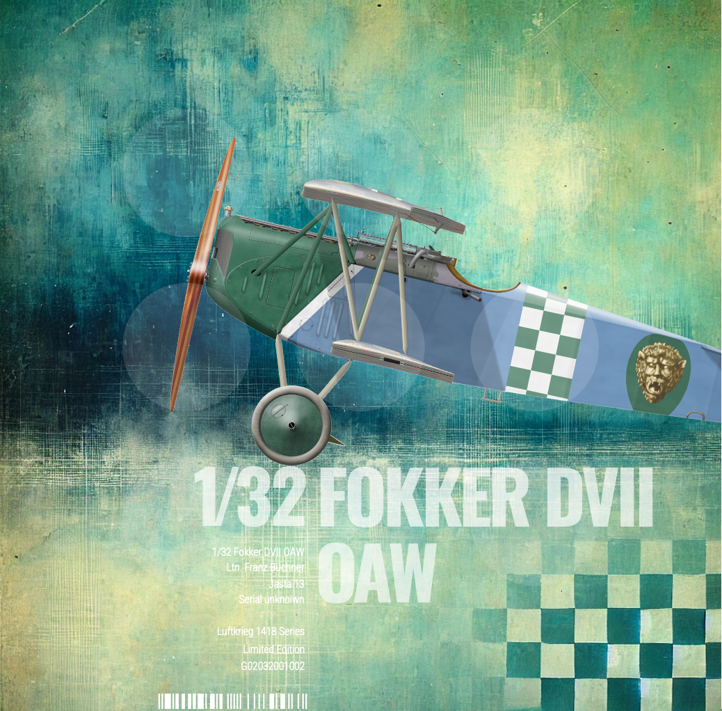 1/32 Fokker DVII OAW - Franz Büchner - Limited Edition